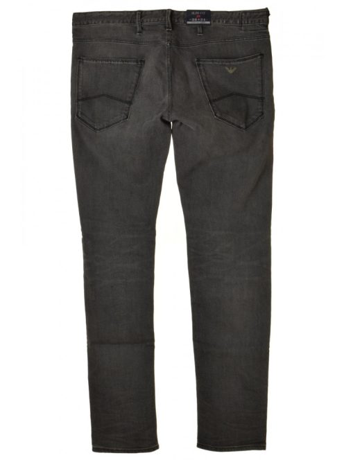 Armani Jeans sötétszürke, slim fit férfi farmernadrág – W36 L34