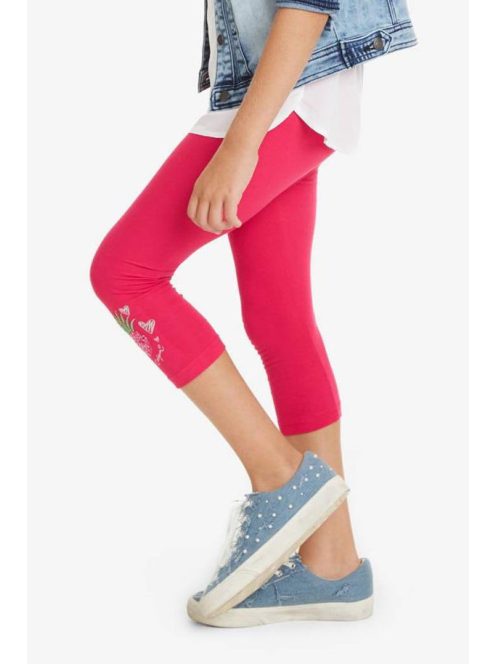 Desigual Cross pink lány leggings – L