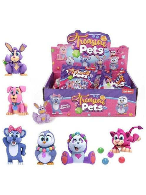 Toi-toys Treasure Pets állatos meglepetés figura – 5 cm