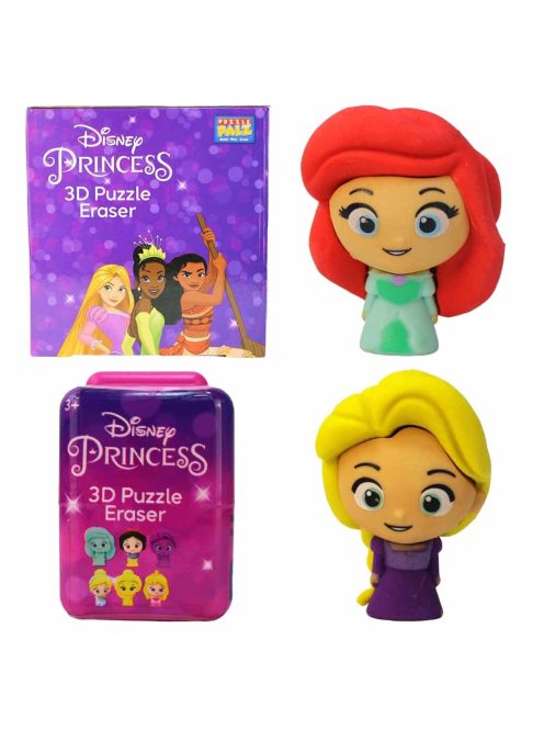 Disney hercegnős 3D kirakós radír figura – 5 cm