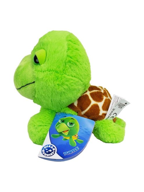 Ocean Buddies zöld teknős plüss – 20 cm