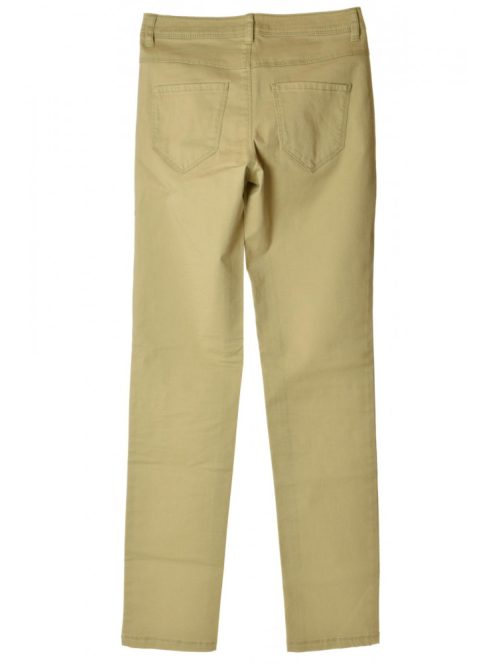 Benetton khaki, skinny női chino nadrág – 32 EU