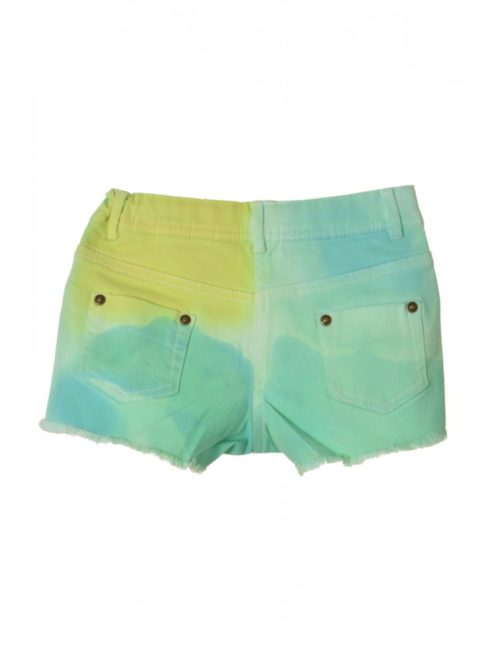 Boboli türkiz, sárga lány farmershort – 104