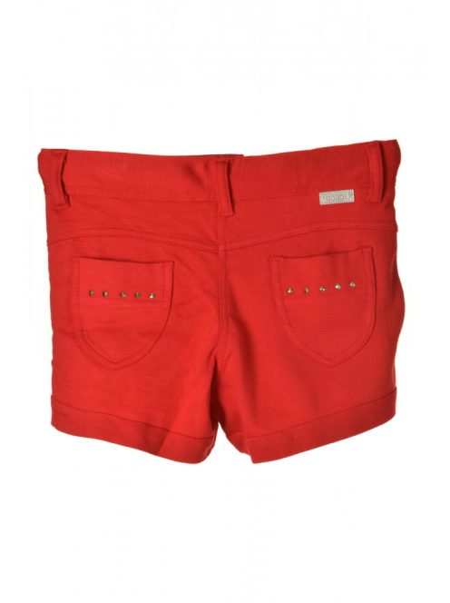 Boboli piros, műselyem lány short – 128